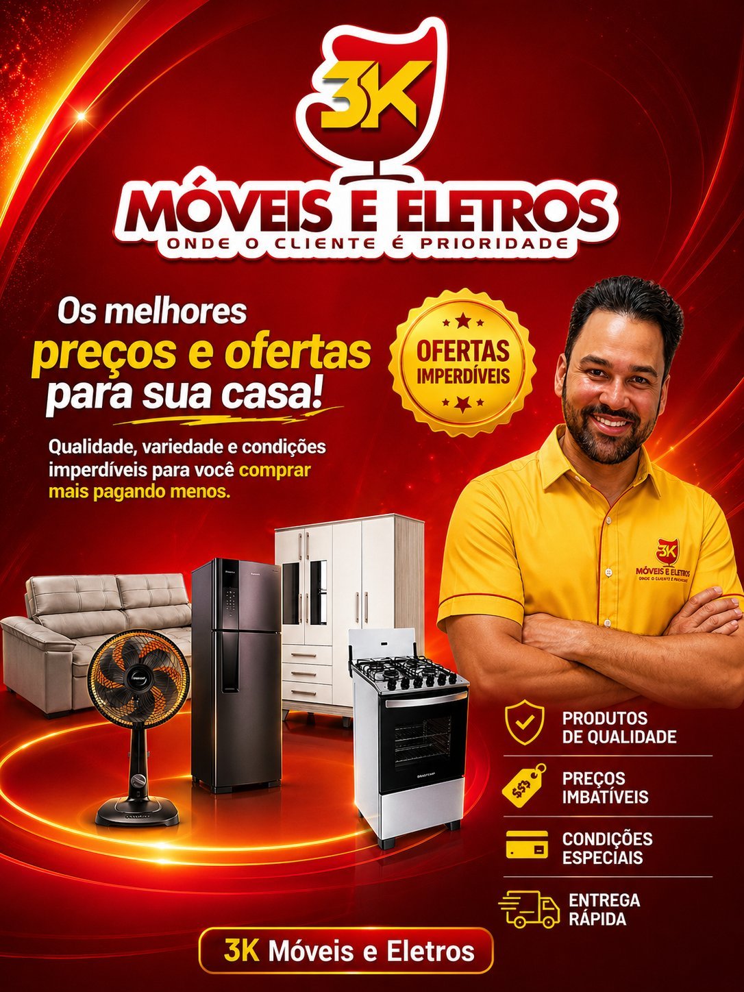 3K Móveis e Eletros — Os melhores preços e ofertas para sua casa!